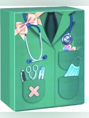 NEW NWT Healthcare Medical Worker Gift Box Mug Wine Glass Candle Funny Humor HTF